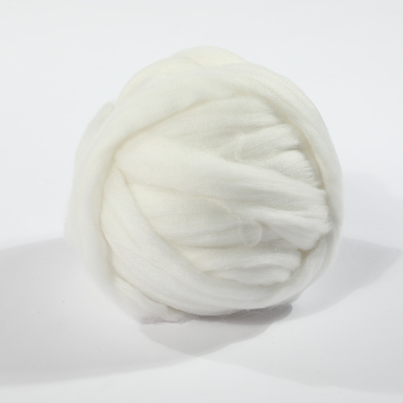 50g Fluffy Soft Dyed Wool Fiber Roving DIY Needle Felting Spinning Handcraft Toy - Picture 25 of 26
