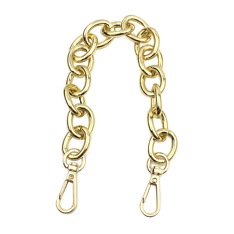 30CM Metal Chain Bag Strap Handbag O-type Handle Replacement Hardware Purse DIY - Foto 12 di 14