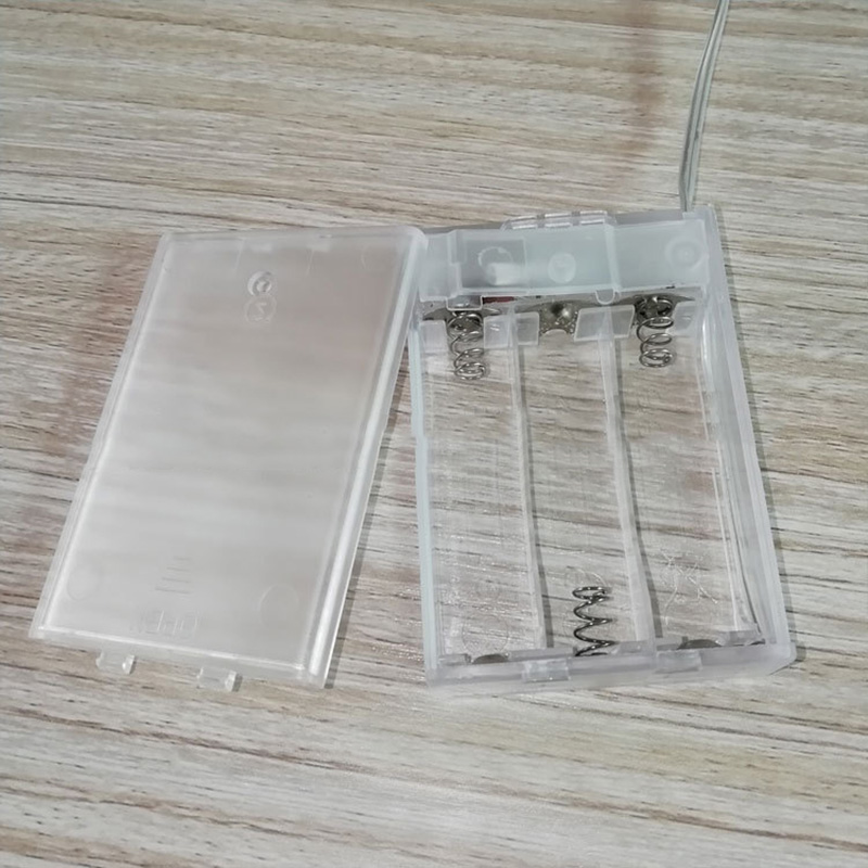 Battery Box Holder for AA D Cell CR123A Storage Case Connection with Wire DIY - Foto 17 di 21
