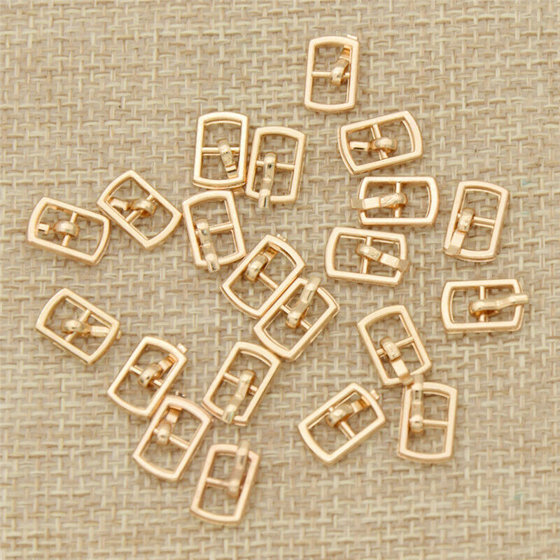 20 piezas Mini Hebillas Artesanías para Zapatos Cinturón Costura Muñeca Juguete Ropa Accesorios Hágalo usted mismo - Imagen 9 de 11