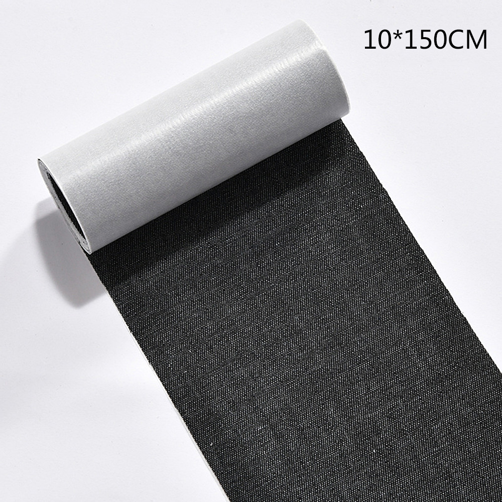 10*150CM Denim Fabric Iron on Patches for Clothing Jeans Jacket Repair Decor Kit