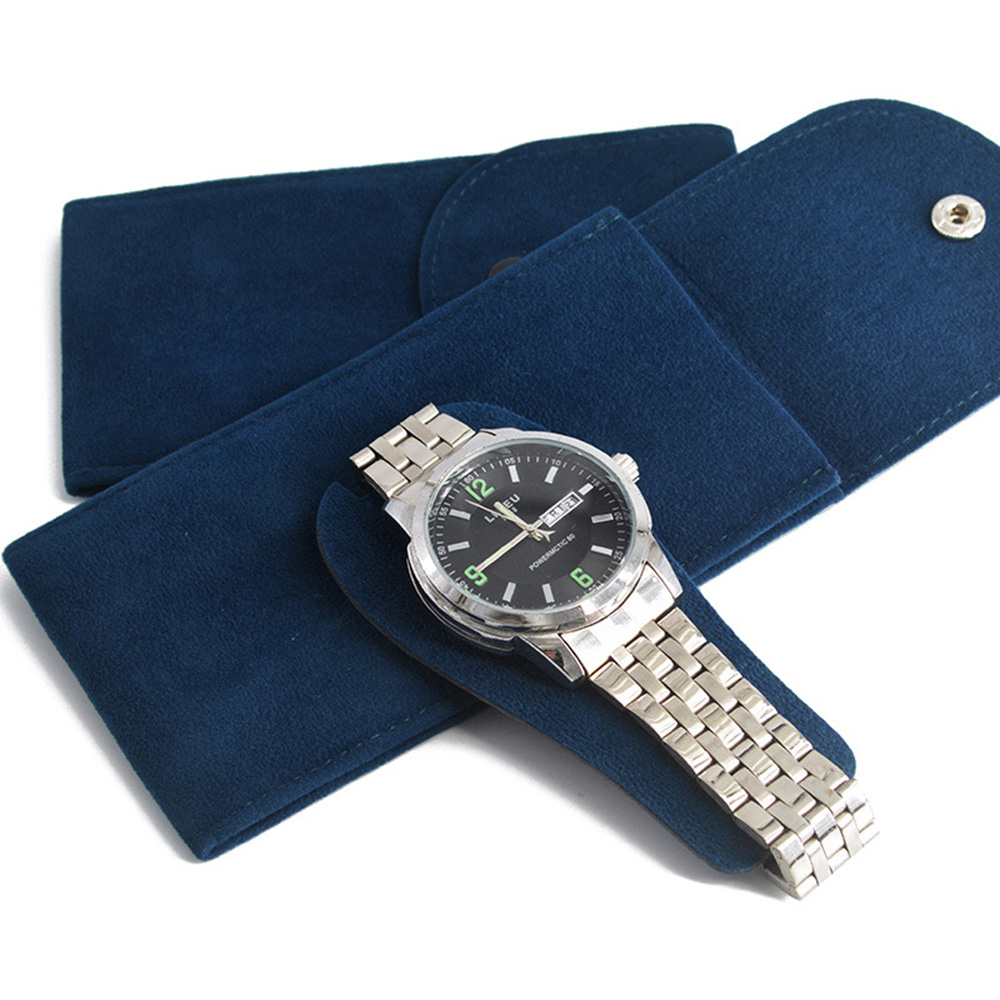 Uhrenaufbewahrungstasche Flannelette Snap Watch Taschen Verpackungstasche Behälter Werkzeuge - Bild 18 von 19