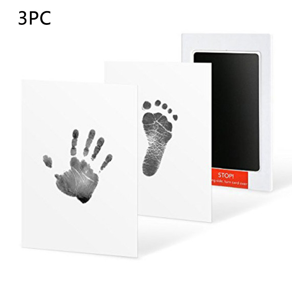 Pet Dog Cat Paw Baby Handprint Footprint Pad Black Ink Stamp Inkpad Memory Craft - Picture 8 of 8