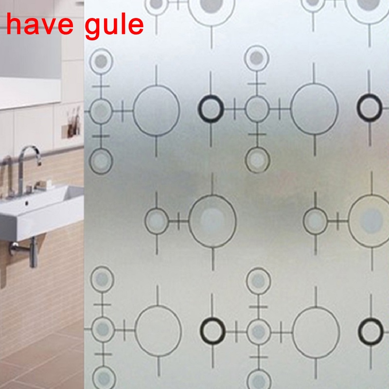 Waterproof Glass Frosted Home Bathroom window Privacy Self Adhesive Film Sticker 