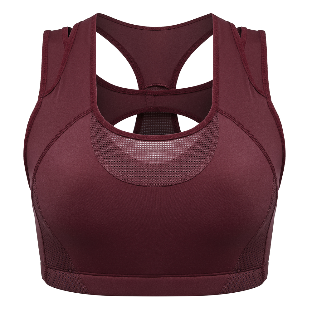 Women's Sports Bra High Impact Support Wirefree Bounce Control Workout Plus  Size
