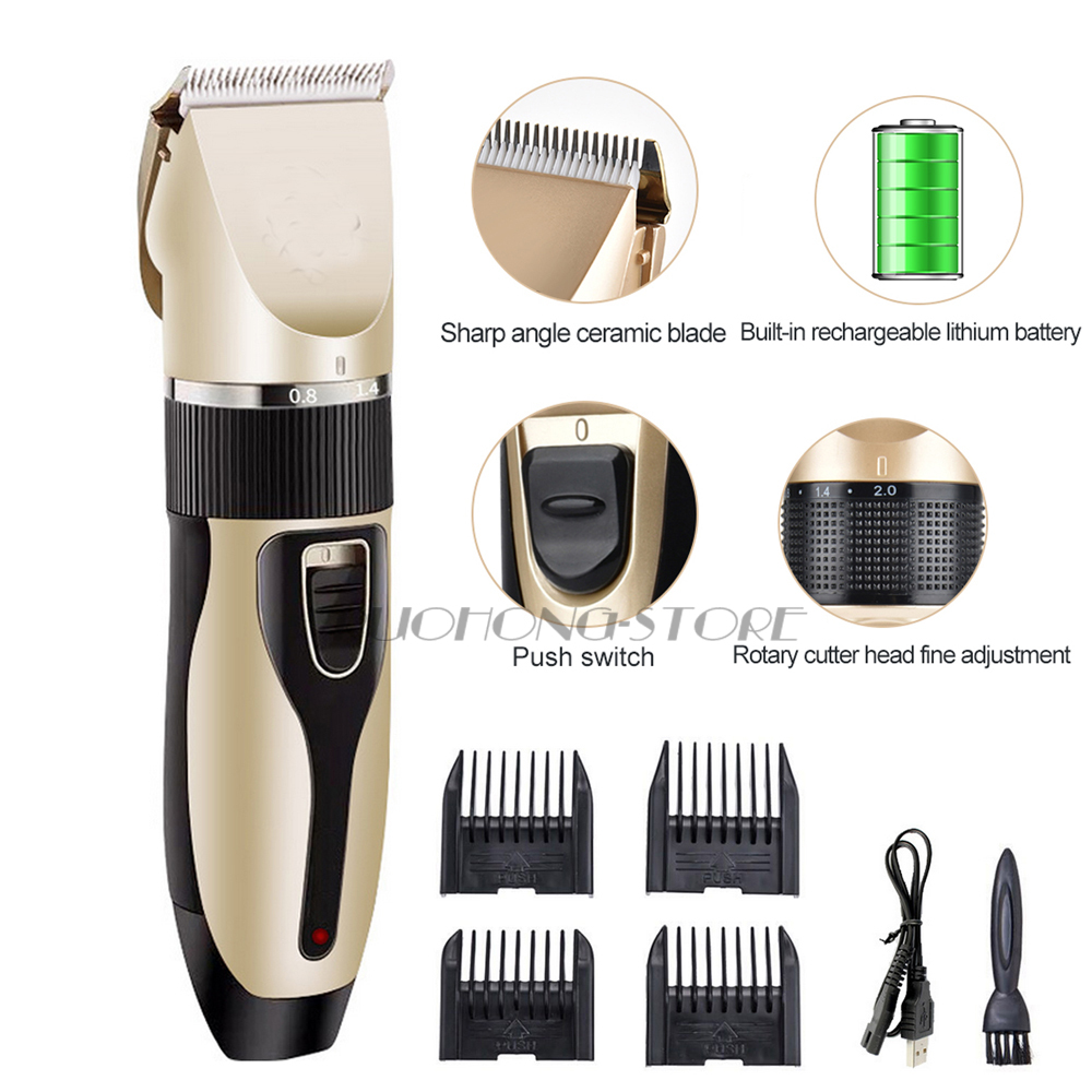 Pet Dog Cat Grooming Clippers Hair Trimmer Groomer Shaver Razor Quiet