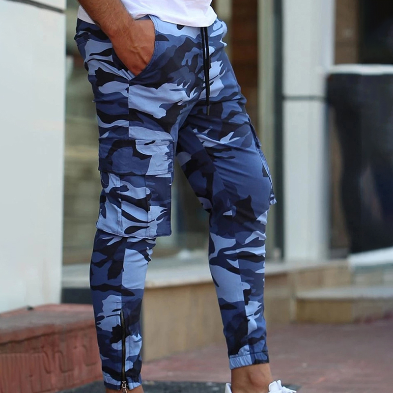 camo jogging pants mens