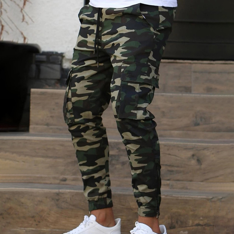 camo jogging pants mens