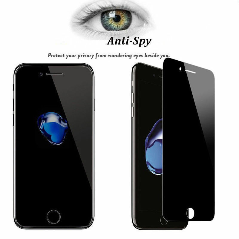 Privacy Anti Spy Tempered Glass Screen Protector Black For Iphone 6 Plus 7 8 6s Ebay