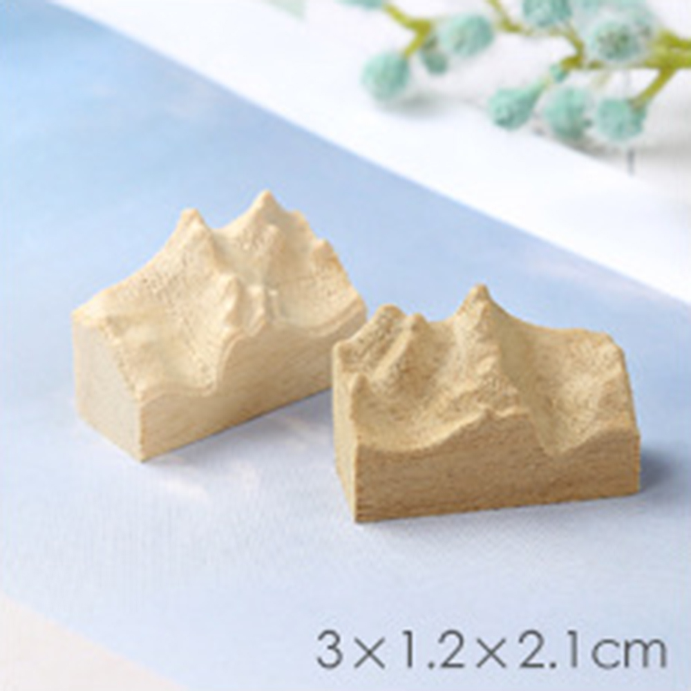 Epoxy Resin Filler DIY Wood Snow Mountain Peak Mold Making Jewelry For DIY  Craft