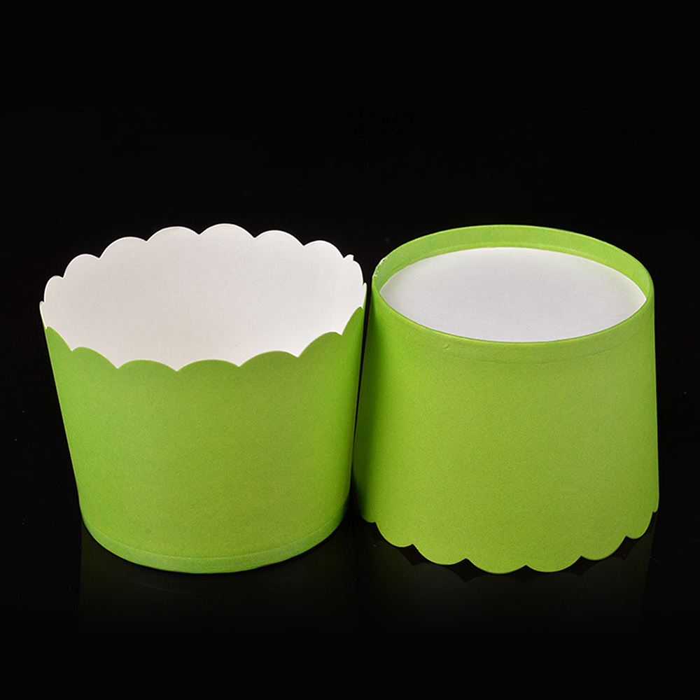 50pcs Cupcake Liners Green