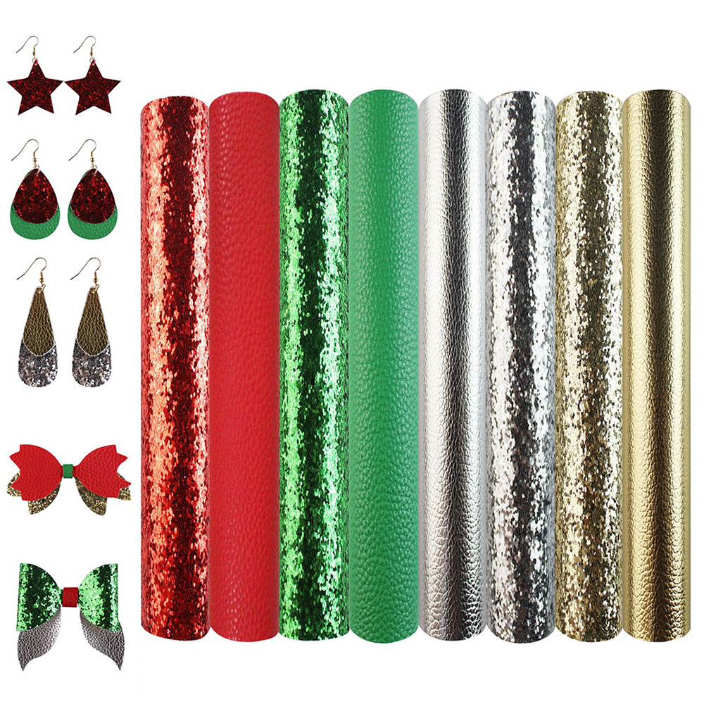 8x11 Faux Leather Earrings DIY A4 Vinyl Fabric Sheet DIY Hair Bows Floral Faux Leather Sheets
