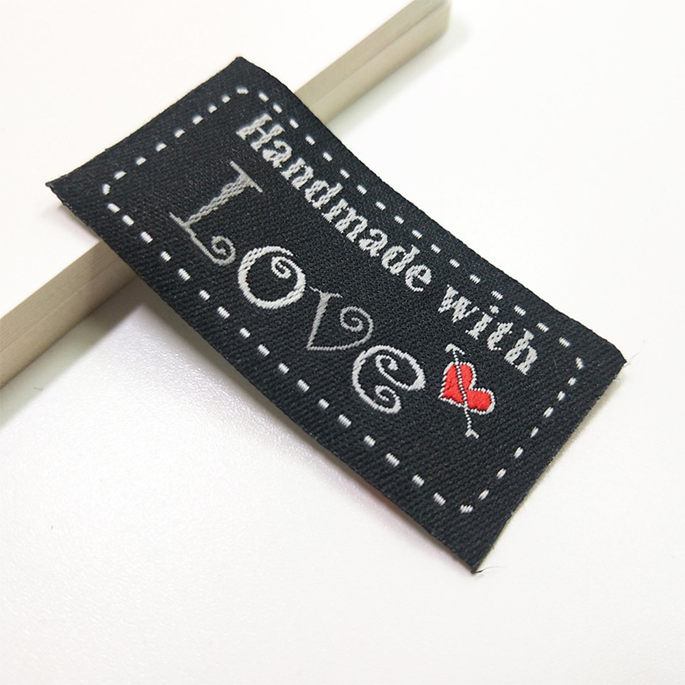 50Pcs Handmade Label Hang Tags for Handmade with Love Tags Leather