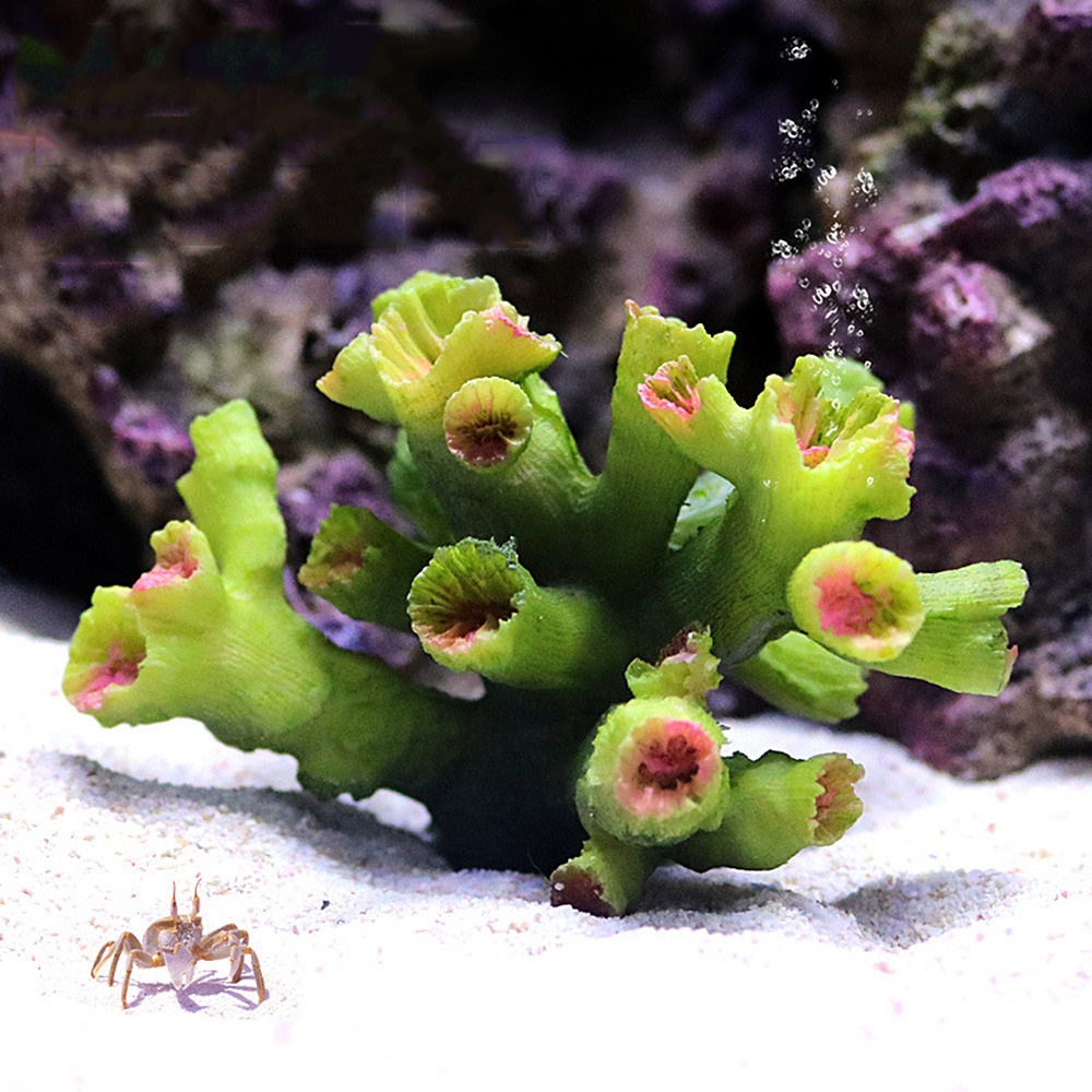 Colorful Resin Artificial Coral Reef Fish Tank Aquarium Ornament Landscape  Decor
