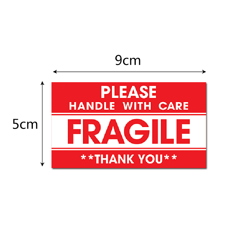 100/200PCS Fragile Stickers Please Handle with Care Thank You Warning Labels 