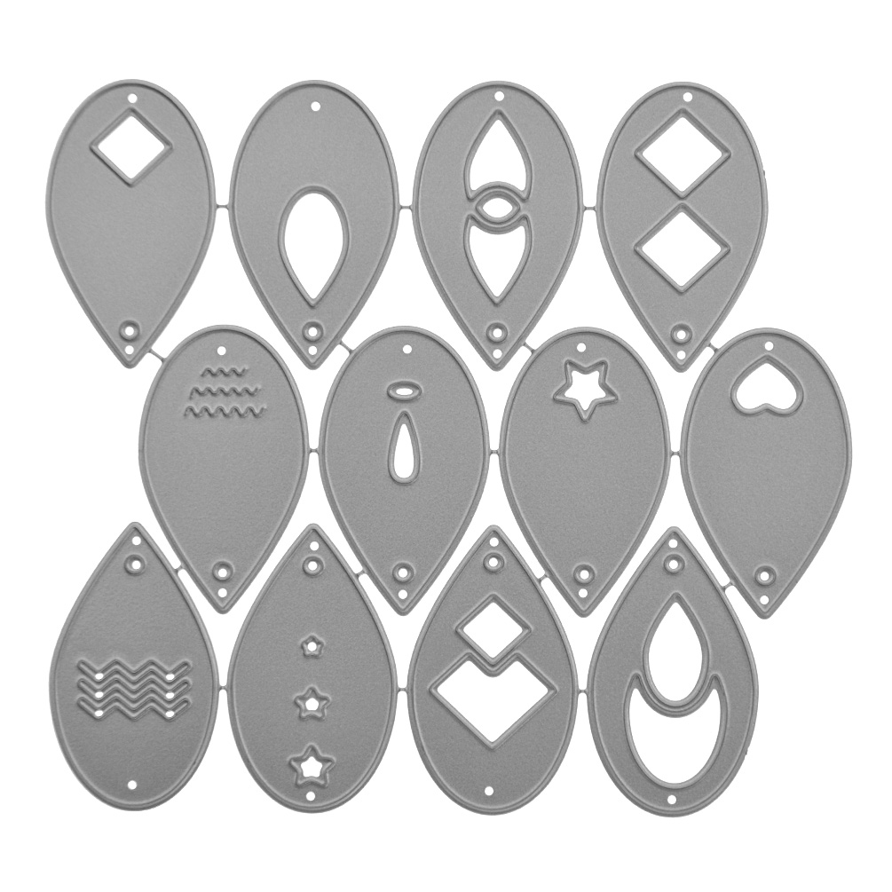 Earring Metal Cutting Dies Stencils Die Cut DIY Embossing Craft Jewelry