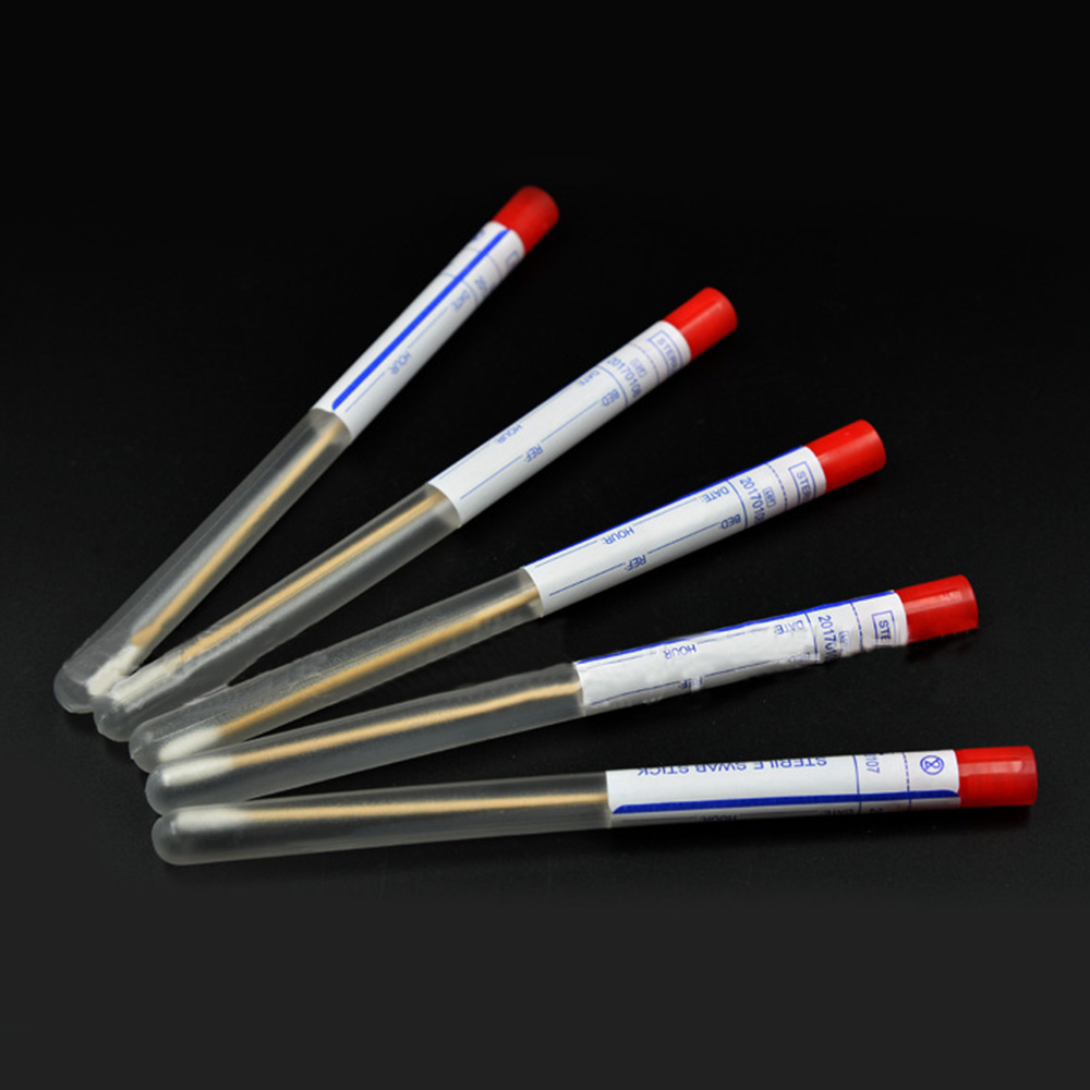 20Pcs Disposable Swab Sterile Sampling Cotton Swab Test Tube for ...