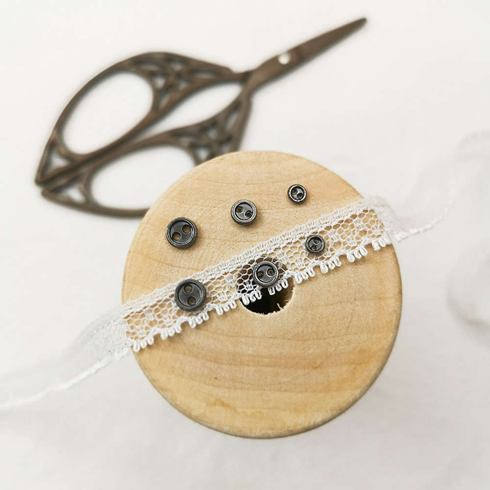50pcs/lot Handmade DIY Doll Clothes Mini Metal Buttons Round Buttons 3mm 4mm 5mm - Picture 14 of 14
