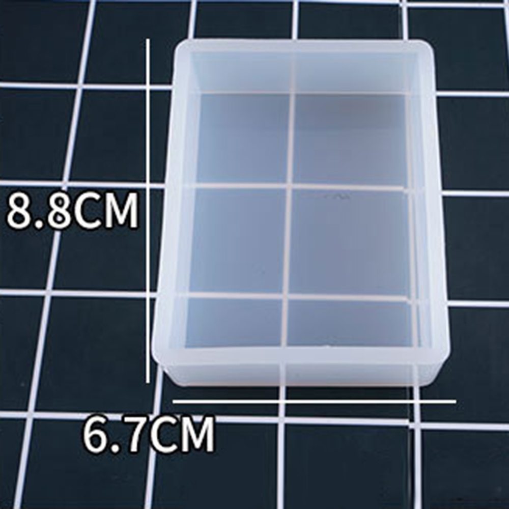 Cube Cuboid Resin Casting Silicone Mold DIY Crystal Jewelry Pendant Making Tool - Picture 16 of 22
