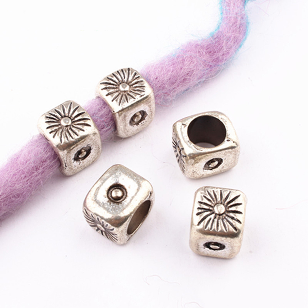 Anillos de aleación trenza para el cabello puños colgantes rastas cuentas accesorios - Imagen 19 de 19