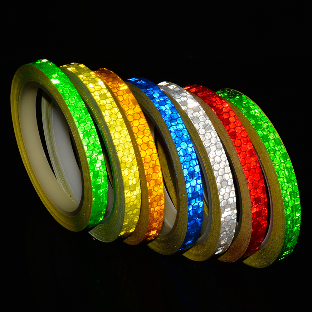 8M Reflective Tape Adhesive Glow in the Dark Bike Wheel Stickers Supplies - Picture 13 of 15