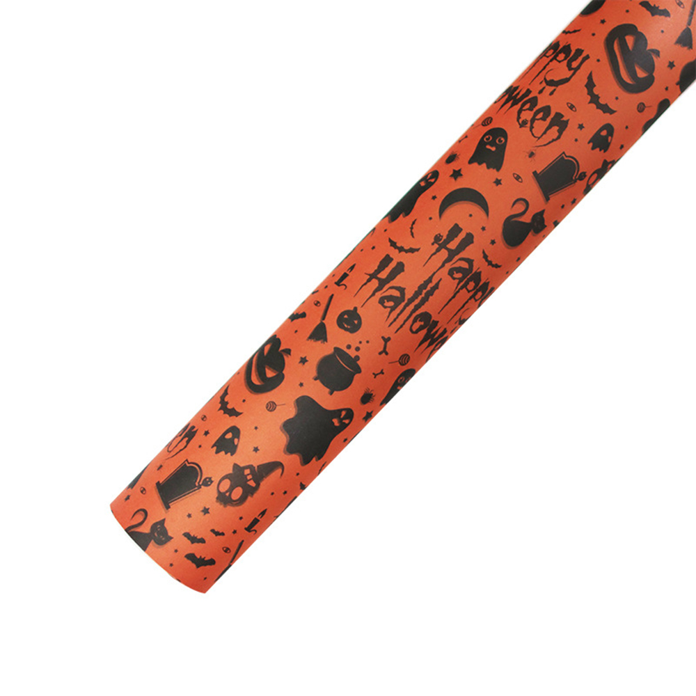 Halloween Gift Wrapping Paper Sheet Pumpkin Ghost Gifts Packaging Decor Supplies