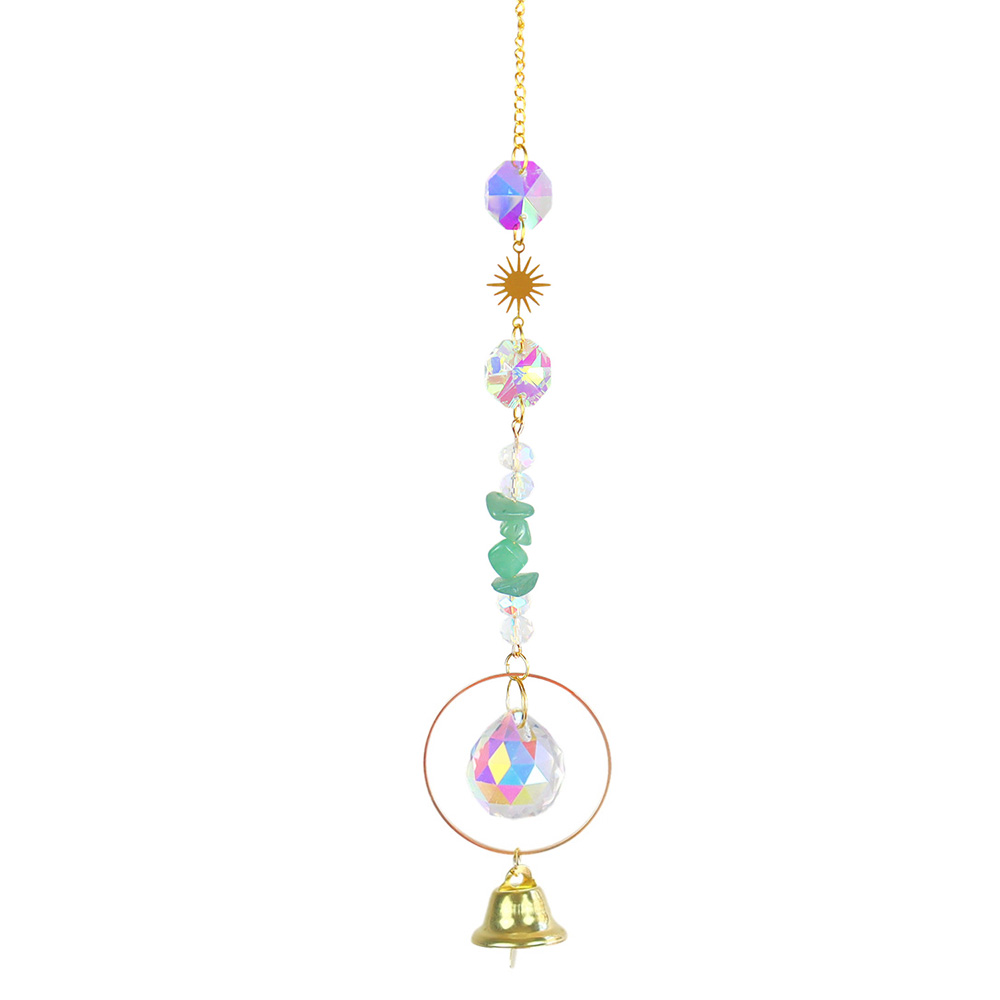 Crystal Beads Ball Pendant Sun Catcher Witchy Bell Suncatcher Prism Home  Decor