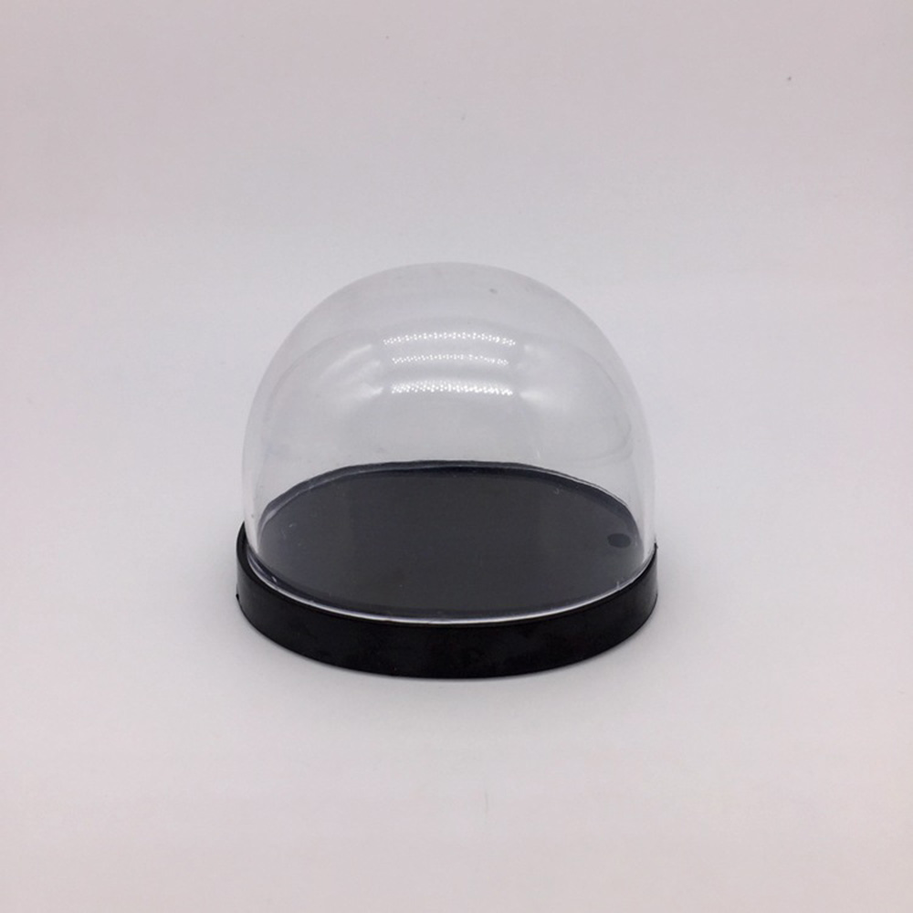 Miniature Clear Plastic Dome Display Bell Cover Dust Cover Micro Landscape Decor 