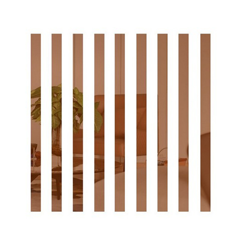 5Pcs Strip Mirror Acrylic Self-adhesive Tile Art Wall Stickers Decals Home Decor - Picture 16 of 29