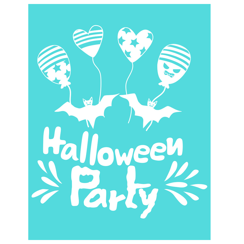 Halloween Pumpkin Silk Screen Printing Stencil Adhesive Mesh Transfer DIY Mugs - Picture 17 of 20