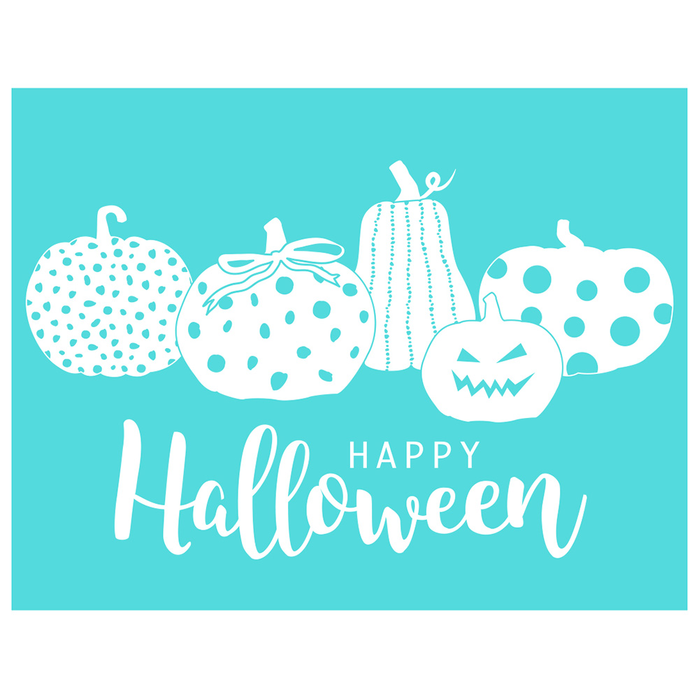 Halloween Pumpkin Silk Screen Printing Stencil Adhesive Mesh Transfer DIY Mugs - Picture 19 of 20