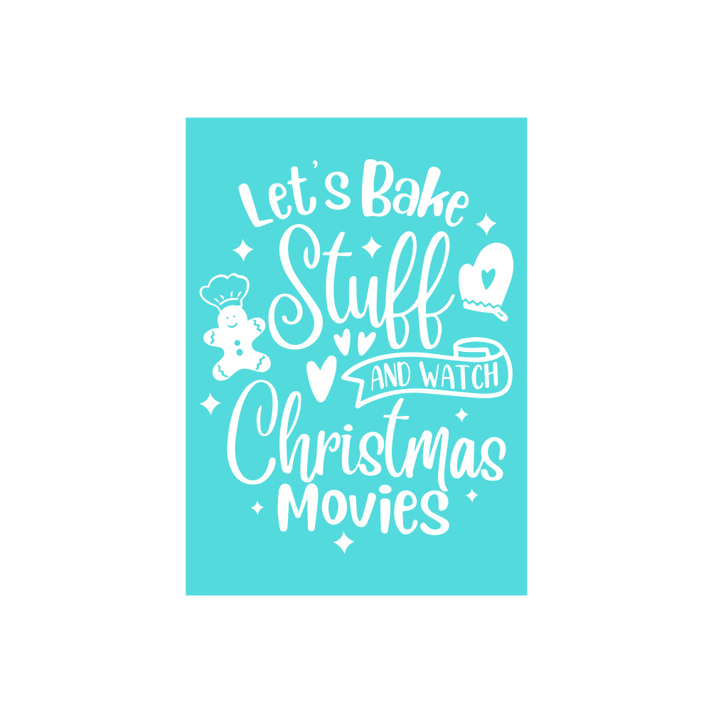 Christmas Silk Screen Printing Stencil Adhesive Mesh Transfer DIY Wood Fabric - Picture 17 of 34