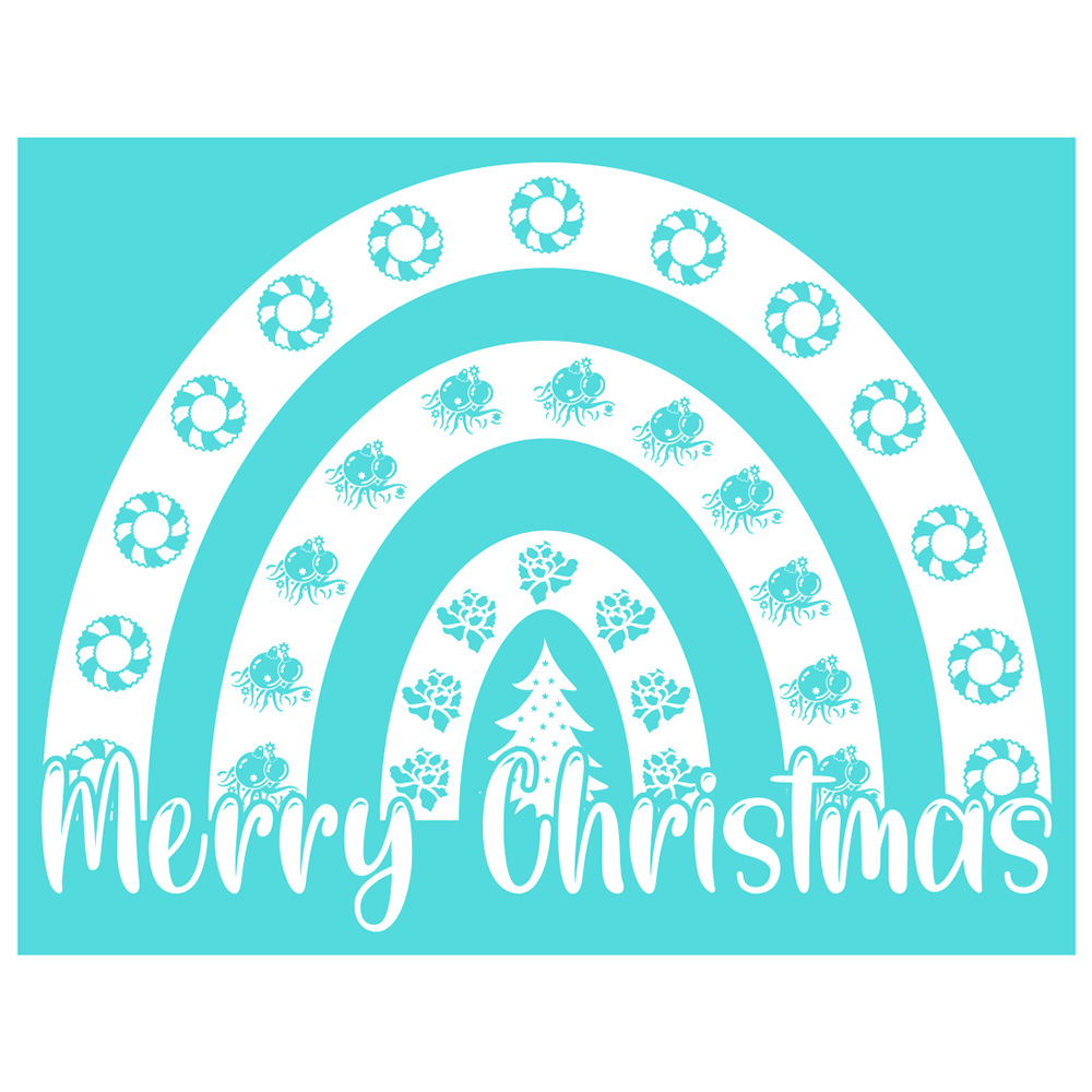 Christmas Silk Screen Printing Stencil Adhesive Mesh Transfer DIY Wood Fabric - Picture 29 of 34