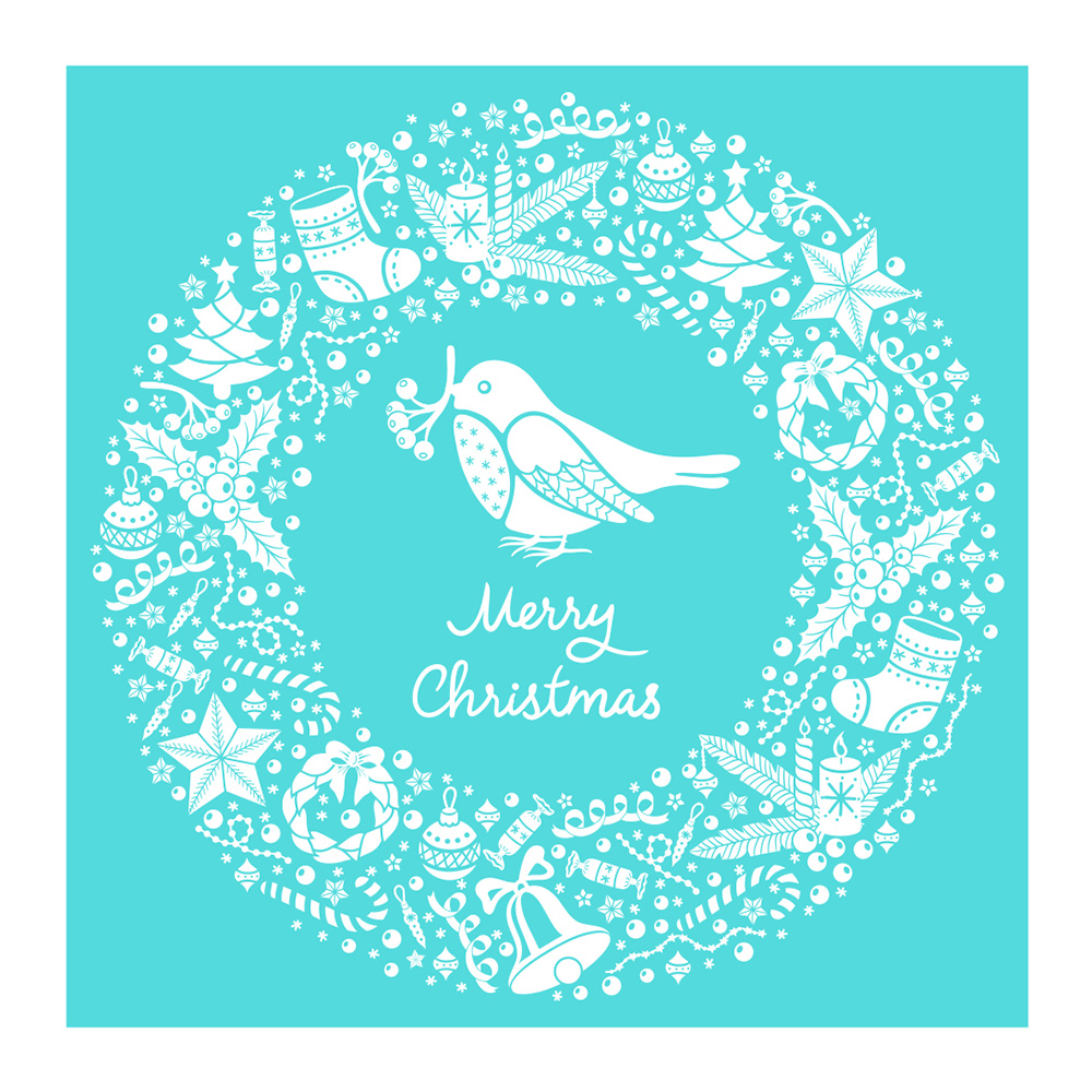 Christmas Silk Screen Printing Stencil Adhesive Mesh Transfer DIY Wood Fabric - Picture 32 of 34