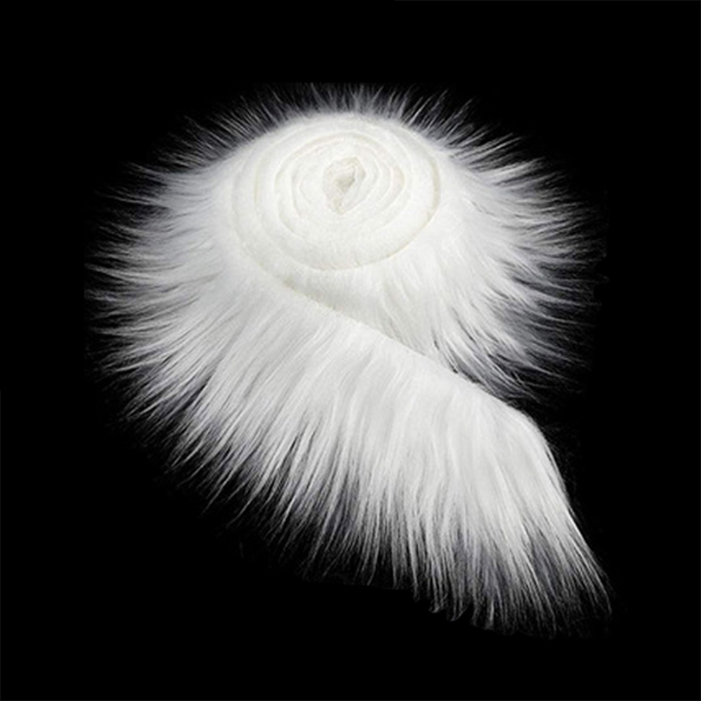 1 PCS 9CM*1.5M Faux Fox Fur Fabric Long Hair Fabric Tirms DIY Clothing Coat Hood - Picture 13 of 20