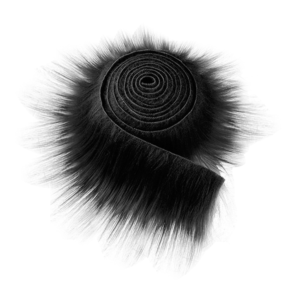 1 PCS 9CM*1.5M Faux Fox Fur Fabric Long Hair Fabric Tirms DIY Clothing Coat Hood - Picture 15 of 20