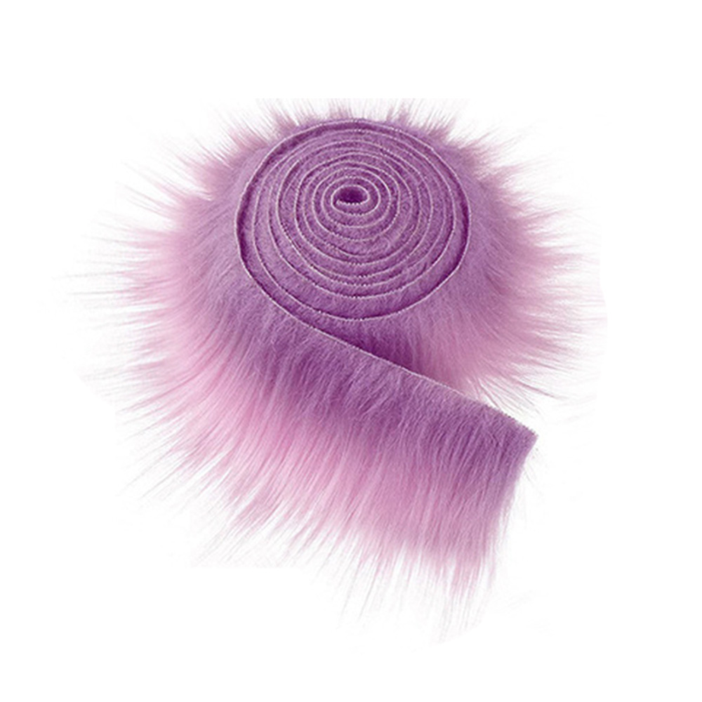 1 PCS 9CM*1.5M Faux Fox Fur Fabric Long Hair Fabric Tirms DIY Clothing Coat Hood - Picture 16 of 20