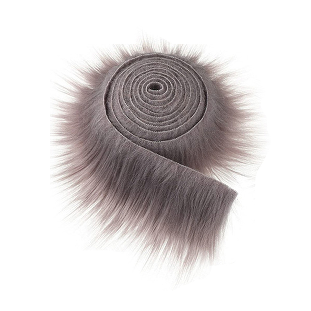 1 PCS 9CM*1.5M Faux Fox Fur Fabric Long Hair Fabric Tirms DIY Clothing Coat Hood - Picture 17 of 20