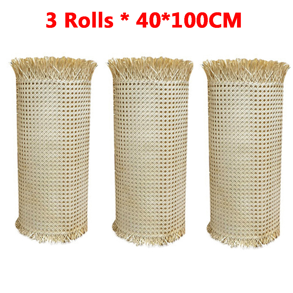 1-10 Rolls 40*100CM Artificial Rattan Cane Webbing Sheet Panels Material USA - Picture 15 of 17