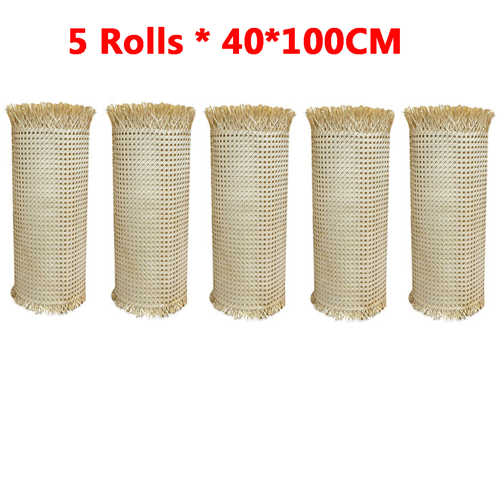 1-10 Rolls 40*100CM Artificial Rattan Cane Webbing Sheet Panels Material USA - Picture 16 of 17