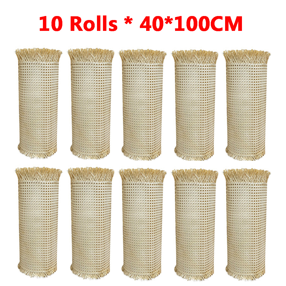 1-10 Rolls 40*100CM Artificial Rattan Cane Webbing Sheet Panels Material USA - Picture 17 of 17