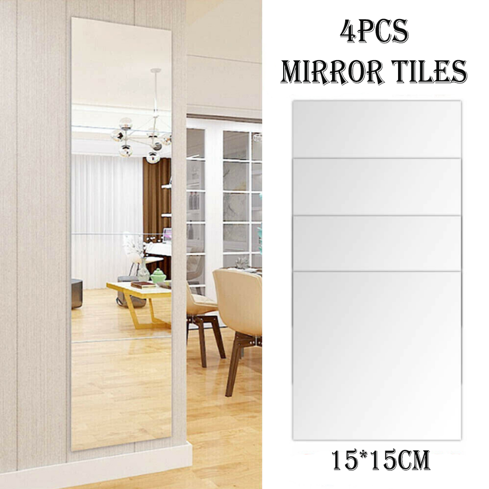 Diamond 3D Mirror Acrylic Long Strip Tree shape Wall Art Sticker Self-adhesive - Picture 19 of 22