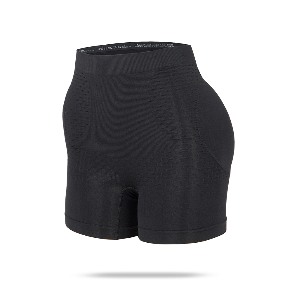 Women Butt and Hip Enhancer Booty Padded Underwear Panties Shaper Black/Apricot - Picture 13 of 14