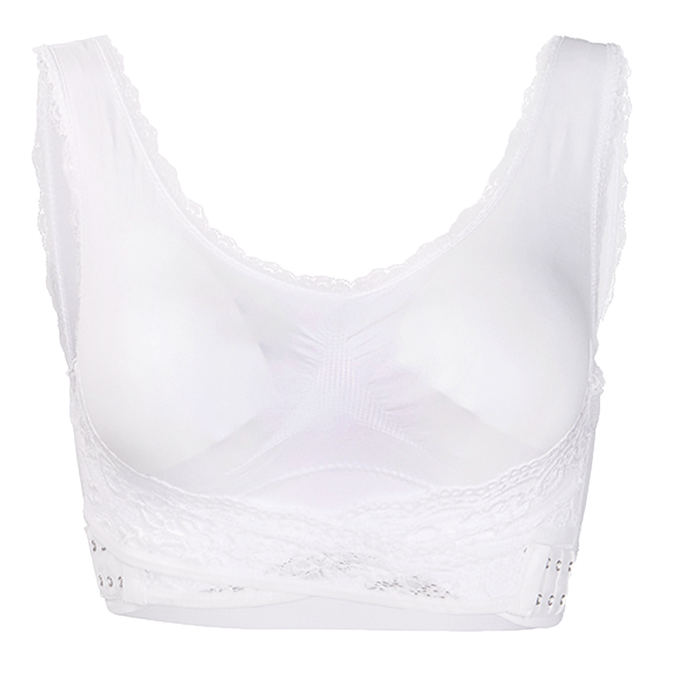 US Women Sports Bra Front Cross Side Buckle Lace Yoga Comfort Stretch Bralette - Picture 24 of 56