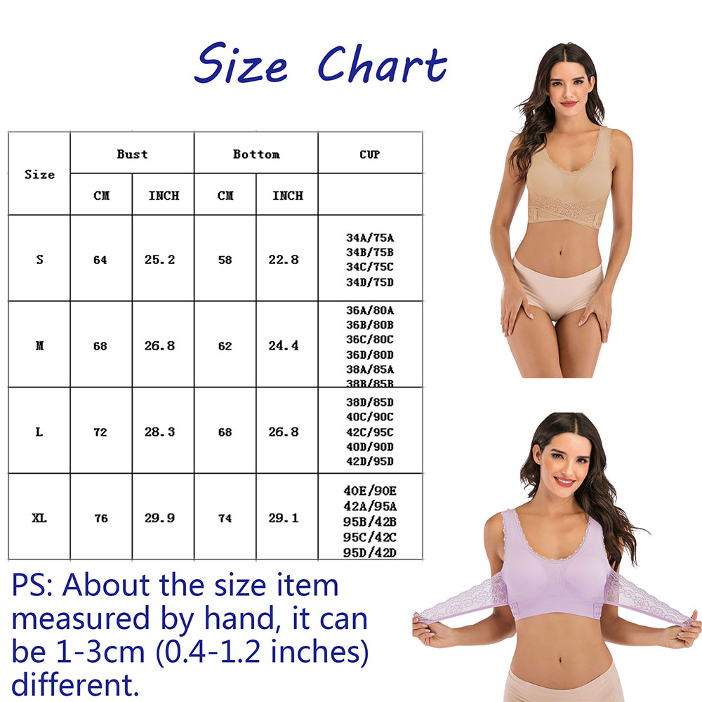 US Women Sports Bra Front Cross Side Buckle Lace Yoga Comfort Stretch Bralette - Picture 44 of 56