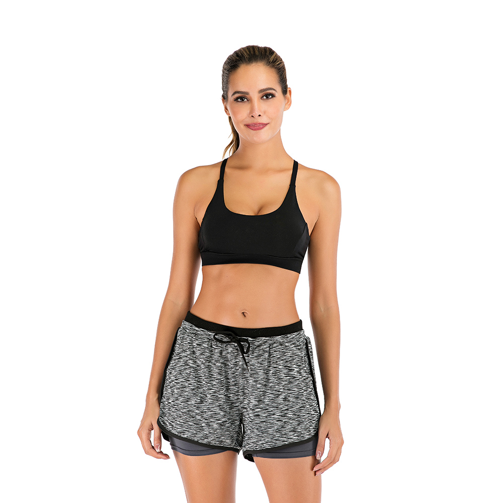 Women Casual Running Sport Shorts Yoga Gym Jogging Athletic Elastic Shorts Pants - Picture 14 of 20