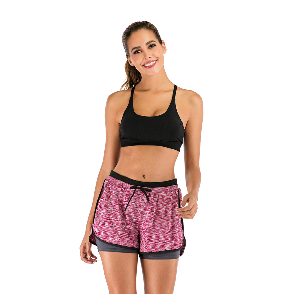 Women Casual Running Sport Shorts Yoga Gym Jogging Athletic Elastic Shorts Pants - Picture 16 of 20