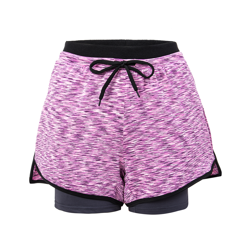 Women Casual Running Sport Shorts Yoga Gym Jogging Athletic Elastic Shorts Pants - Picture 19 of 20