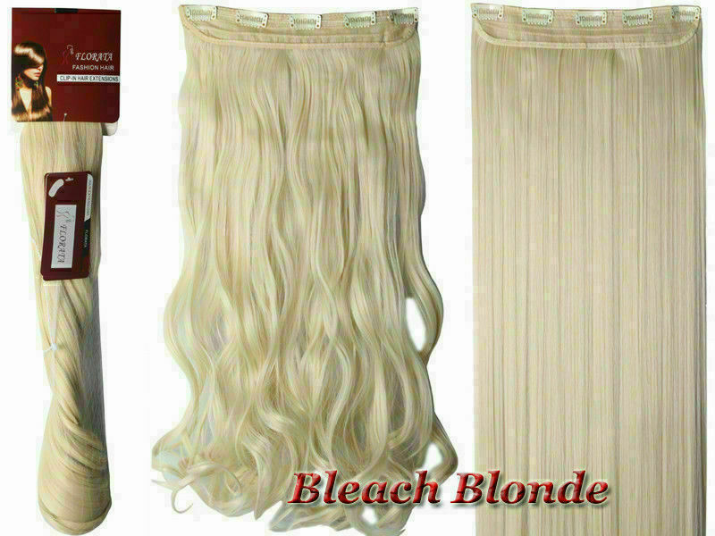 5 Clip 100% Natürliche Echthaar Extensions Vollkopf Ombre Glatt Schwarz Blond - Bild 18 von 35