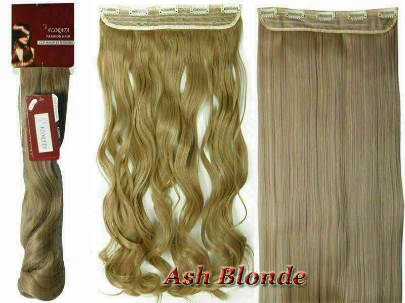 5 Clip 100% Natürliche Echthaar Extensions Vollkopf Ombre Glatt Schwarz Blond - Bild 22 von 35
